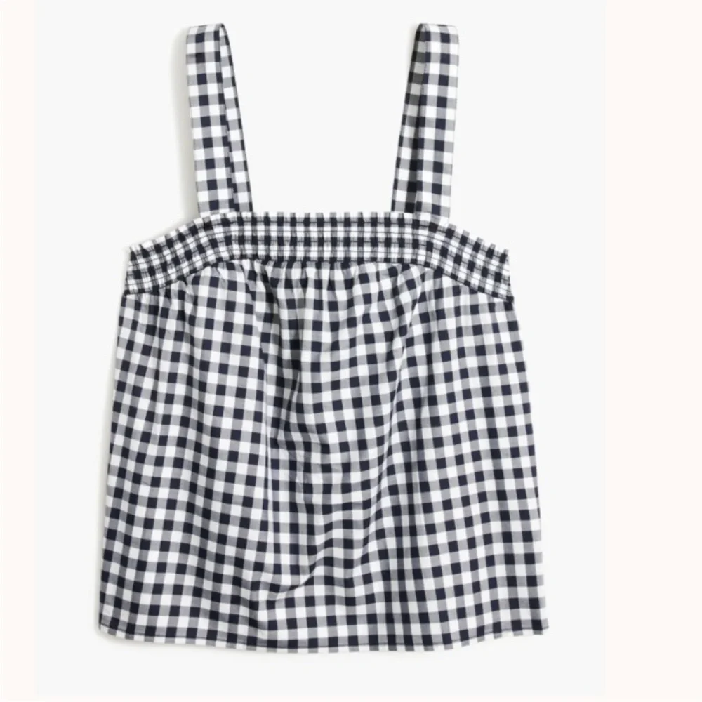 J.CREW Black and White Gingham
Cotton Cami Tank - Picture 1 of 6